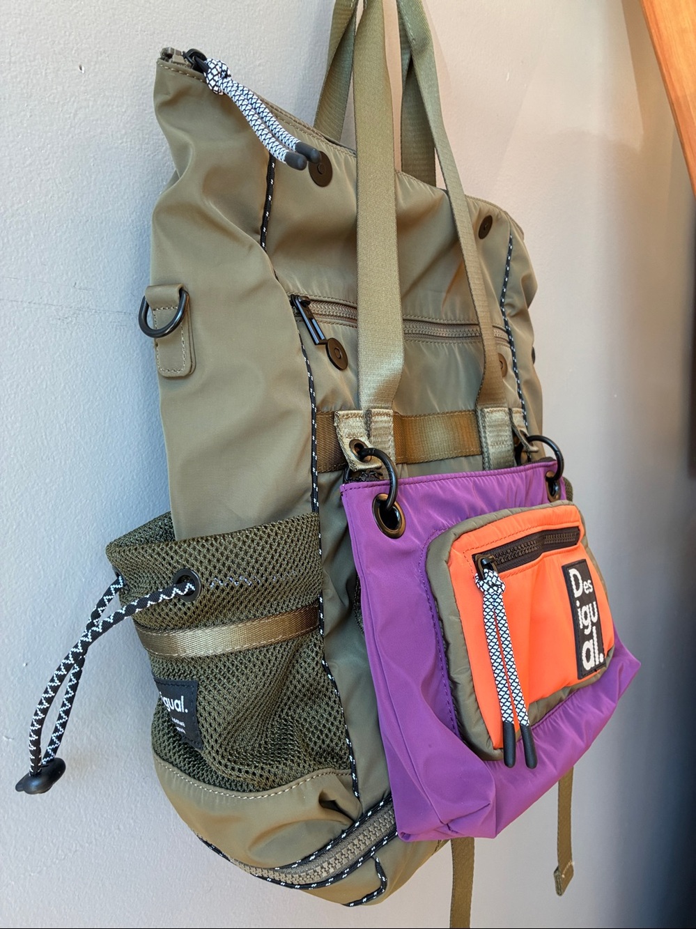 Desigual Women’s Voyager Multiposition Backpack - Picture 4 of 8